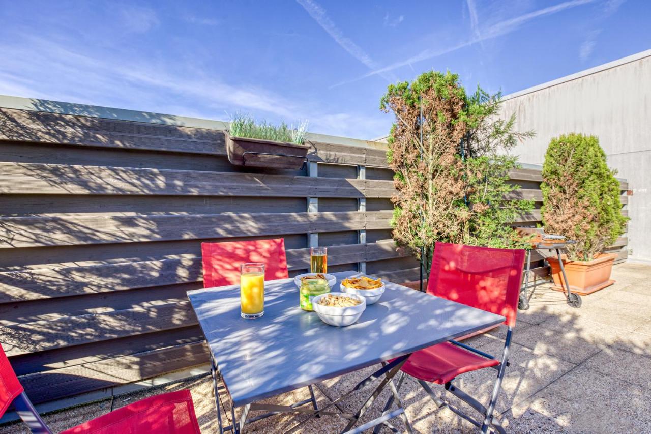 La terrasse Disney/Gare/Centre à 3min parking free Montévrain Extérieur photo